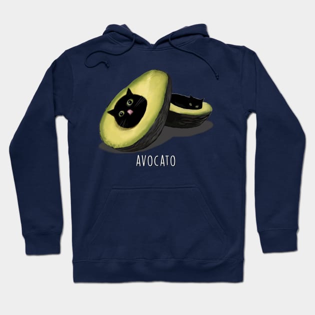 Avocato Hoodie by SteelWoolBunny